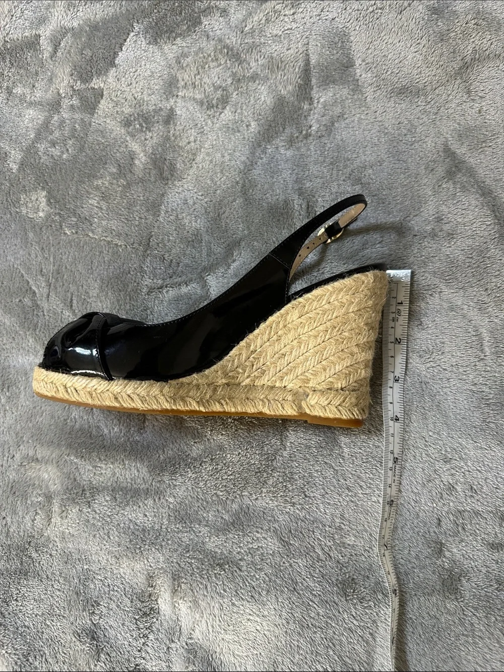 Valentino patent leather espadrilles